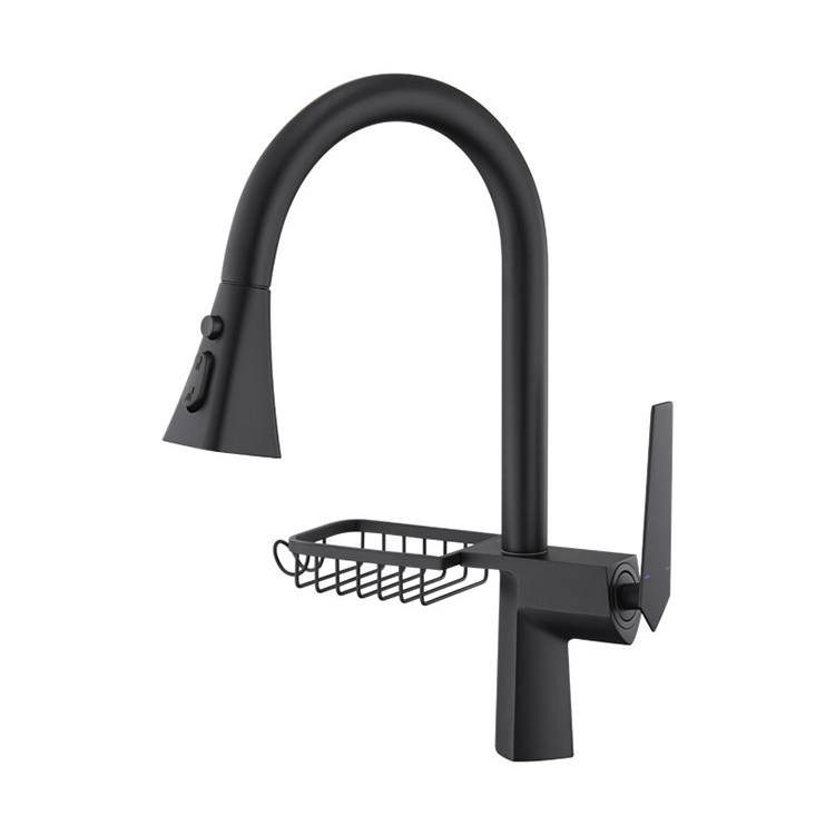 Grifos mezcladores de cocina fríos y calientes Grifos de fregadero de cocina con rociador abatible
